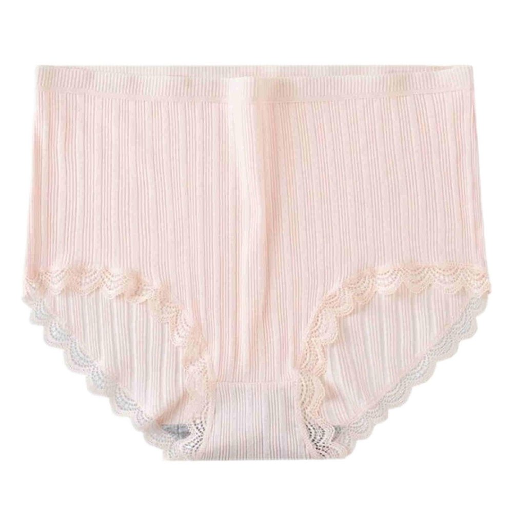 4pcs Women's High Waist Briefs Lace Lingerie Sexy Panties Plus Size Underwear Loose No Trace Summer Shorts Breathable (Color : 8, Size : XX-Large)