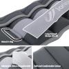 Adjustable Ankle Weights for Women Men 1-5 LBS 1 Pair Wrist Leg Arm Weights with Removable Weight, Strength Training Weight for Jogging, Walking, Running, Fitness, Gym Workout, Grey view 2