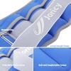 Adjustable Ankle Weights for Women Men 1-10 LBS 1 Pair Wrist Leg Arm Weights with Removable Weight, Strength Training Weight for Jogging, Walking, Running, Fitness, Gym Workout, Dark Blue view 2