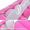 Adjustable Ankle Weights for Women Men Kids 1-5 LBS 1 Pair Wrist Leg Arm Weights with Removable Weight, Strength Training Weight for Jogging, Walking, Running, Fitness, Gym Workout, Rose Red view 2