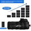 Adjustable Ankle Weights for Women Men 1-10 LBS 1 Pair Wrist Leg Arm Weights with Removable Weight, Strength Training Weight for Jogging, Walking, Running, Fitness, Gym Workout, Black view 3