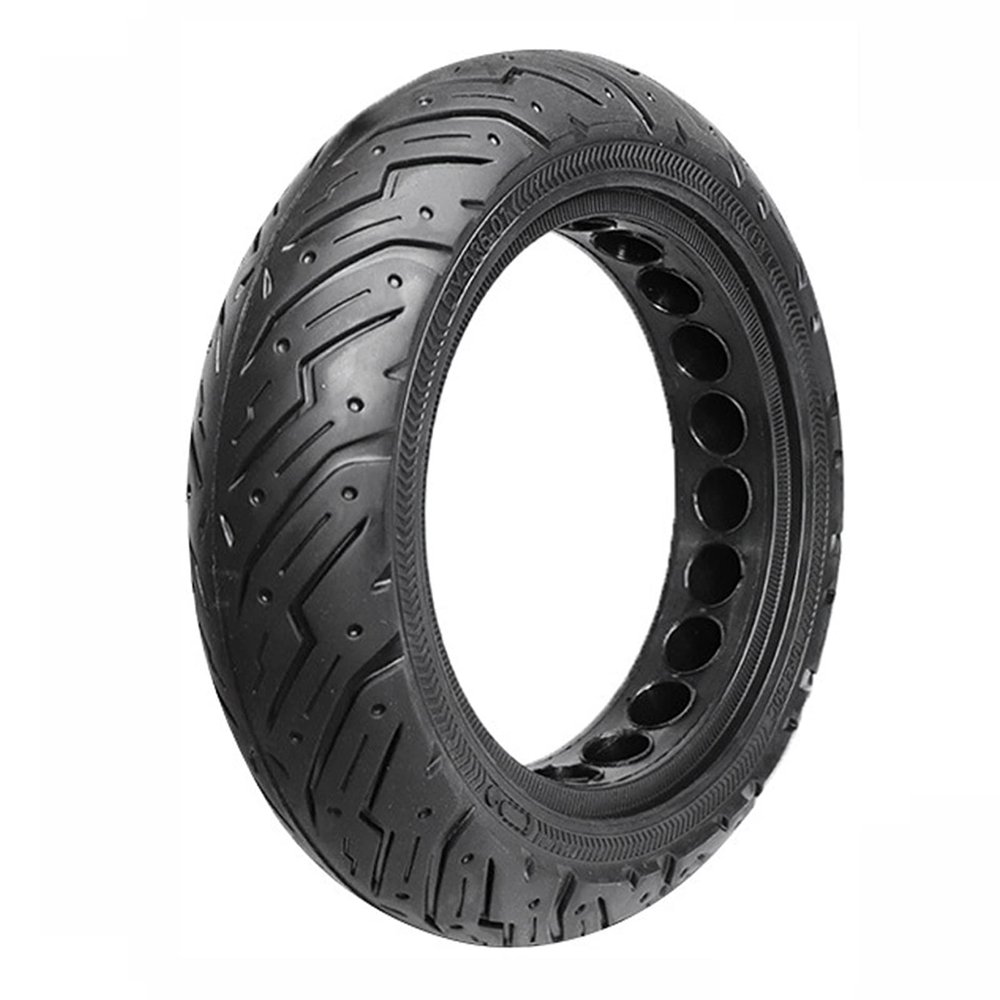 CYDZSW 10 Inch Electric Scooter Wheel Solid Tire Replacement for Segway Ninebot Max G30P/G30LP,Mini Electric Scooter Wheels Replacement Parts,10x2.5 AntiExplosion Rubber Front/Rear Tires