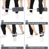 Adjustable Ankle Weights for Women Men 1-10 LBS 1 Pair Wrist Leg Arm Weights with Removable Weight, Strength Training Weight for Jogging, Walking, Running, Fitness, Gym Workout, Grey view 4