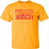X-Large Gold Mens Sorry I Can't I'm Stuck in The Upside Down T-Shirt view 1