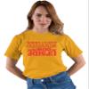 X-Large Gold Mens Sorry I Can't I'm Stuck in The Upside Down T-Shirt view 2