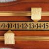 GYLSLW Snooker Score Board, Billiard Game Supplies, Billiard Socreboard with Solid Brass Scorer Pool Table Accessories for Billiard Lovers Snooker Game Billiard Score Keeper view 2