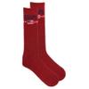 Chaps Men's Casual Cushioned Logo with Flag Crew Socks 3 Pair Pack, Red Assorted, Men's Shoe Size: 6-12 view 4