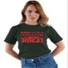 4X-Large Forest Green Mens Sorry I Can't I'm Stuck in The Upside Down T-Shirt view 2