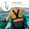 INOOMP Kayak Stand Up Assist Strap Canoe Drag Handles Adjustable Boat Standing Rope Pulling Cord Kayak Standing Aid Dragging Accessories for Kayaker view 4