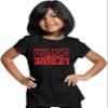X-Large Black Youth Sorry I Can't I'm Stuck in The Upside Down T-Shirt view 1