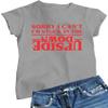 Medium Athletic Heather Women Sorry I Can't I'm Stuck in The Upside Down T-Shirt view 1