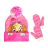 PAW Patrol Kids Beanie Hat and Gloves Set, Cuff Winter Knit Cap with Pom and Mittens, Skye, One Size view 1