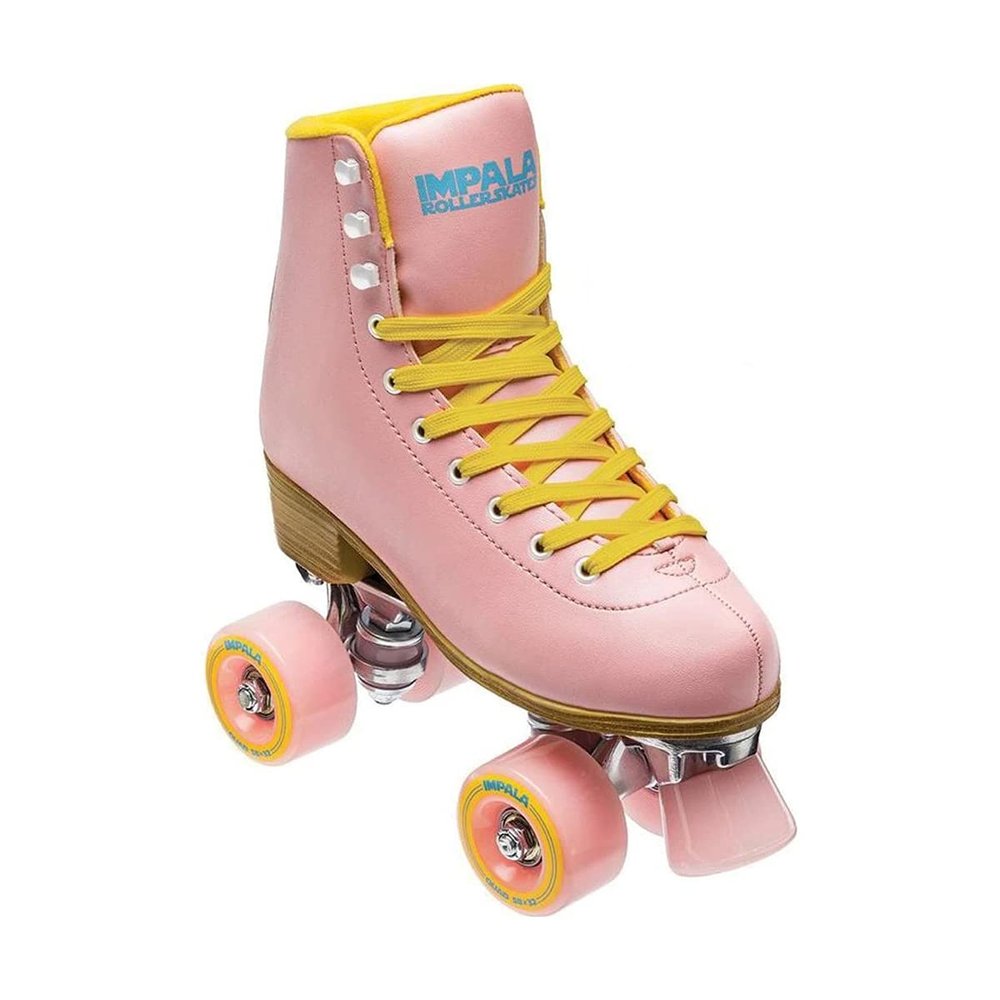 Impala Quad Skate - Pink Pink/Yellow / 14