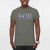 AS1373 - Iowa Hawkeyes Patriotic Wordmark T Shirt - 3X-Large - Heather Military Green view 4