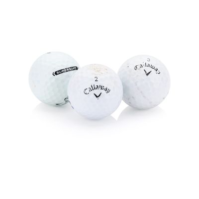 48 Used Golf Balls for Callaway Supersoft - Fair Condition (3A)