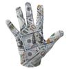 Cutters, Adult Game Day Elite Receiver Gloves, Benjamins, Small/Medium view 4