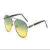 WIRUN Night Vision Glasses Anti-Glare Polarized UV400 Aviator Night Driving Glasses for Men & Women Yellow Safety Eyewear (Grey) view 1