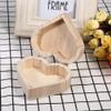 TOPINCN Heart shaped Wooden Box, Jewelry Storage Box Wooden Trinket Box Magnetic Buckle Small Bearer Box for Display Organizer view 4