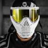 HK Army HSTL Skull Paintball Goggle/Airsoft Mask (White, Gold) view 2