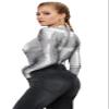 Honeystore Women's Skeleton Tight 1-Piece Swimsuit Halloween Party Bodycon Outfit BKAM-026 L view 2