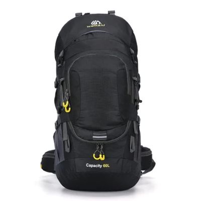 60L Outdoor Hiking Backpack Black