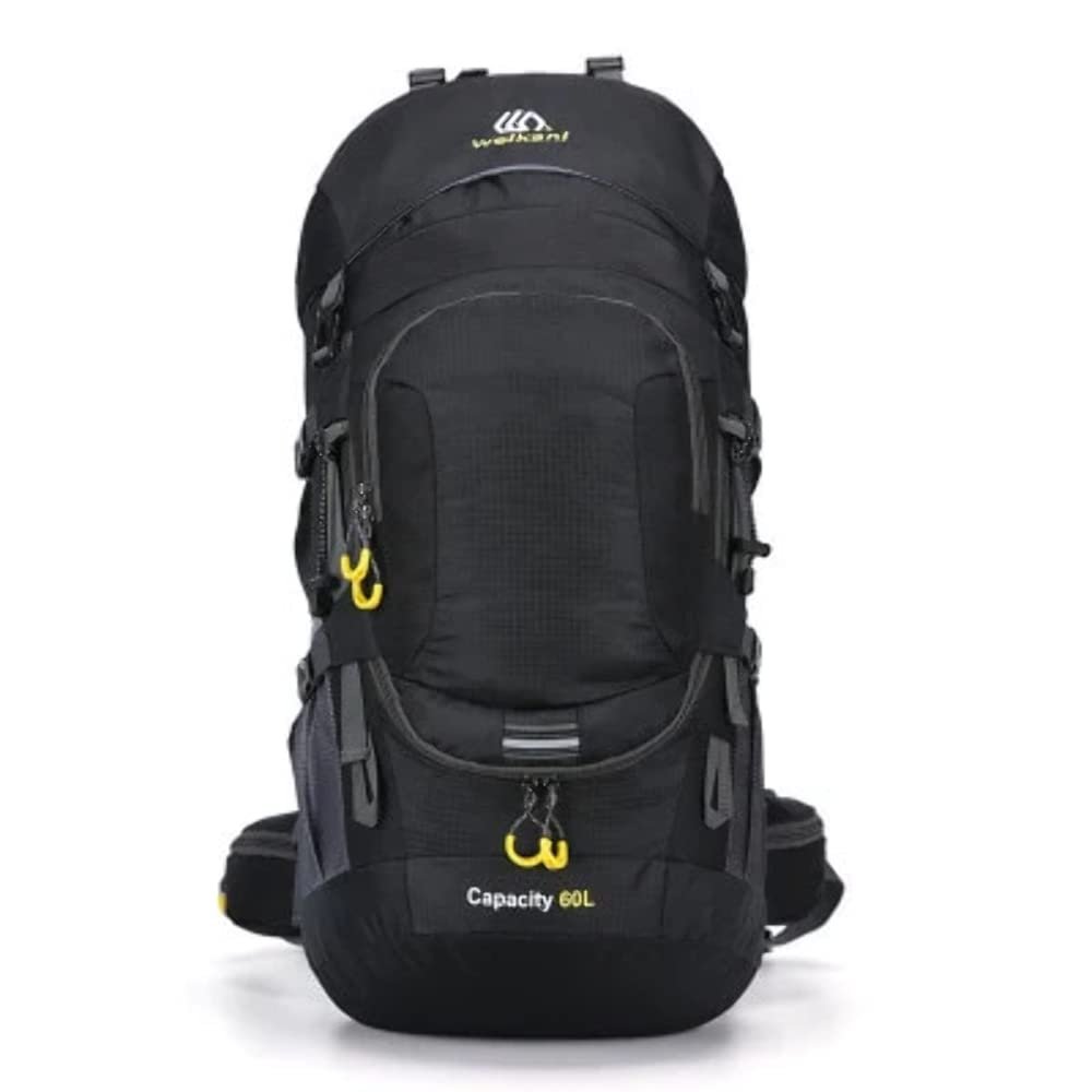 60L Outdoor Hiking Backpack Black