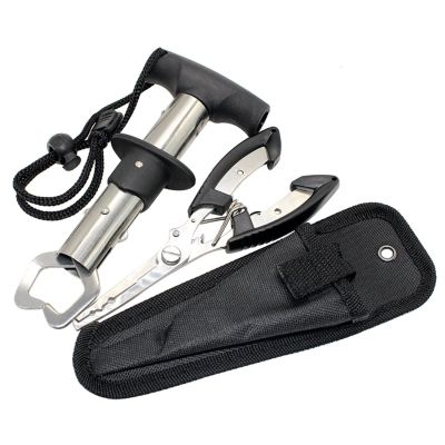 FRAHS Fishing Pliers, Stainless Steel Fishing Gripper, Multifunction Fishing Pliers Saltwater with T-Handle Fishing Gifts for Men