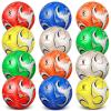 Supervitae 12 Pack Soccer Balls for Teen Adult Bulk Deflated Soccer Balls with Pump Outdoor and Indoor Training Practice Football for School Sports Game Birthday Gift Party(Size 5) view 1