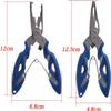 FRAHS Stainless Steel Fishing Pliers, Surf Fishing Tackle Kit, Fishing Hook Remover, Fishing Gifts for Men (Color : Red) view 2