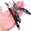 FRAHS Stainless Steel Fishing Pliers, Surf Fishing Tackle Kit, Fishing Hook Remover, Fishing Gifts for Men (Color : Red) view 4