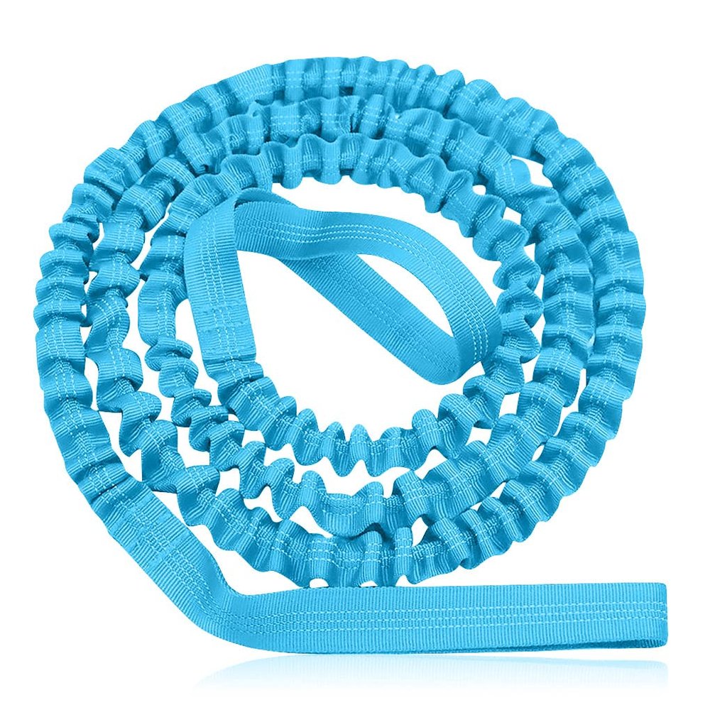 Bicycle Tow Rope for Kids, The Original Bike Bungee Tow Rope for Kids,MTB & Cycling Stretch Pull Strap Compatible with All Mountain Bikes, Blue