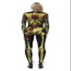 Honeystore Women's Skeleton Tight 1-Piece Jumpsuit Halloween Party Bodysuit Outfit BAX-193 S view 2