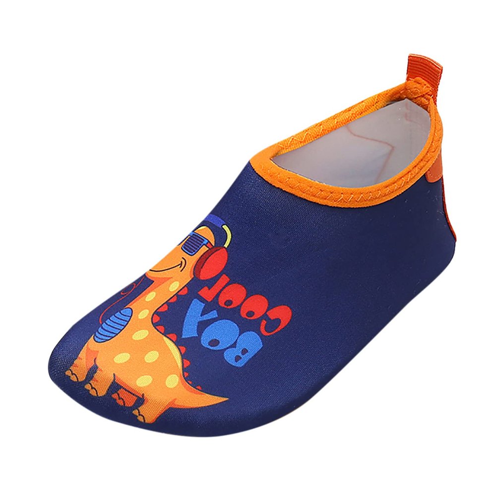 Kids Shoes Size 13 Socks Outdoor Beach Children Swimming Water Cartoon Kids Diving Slip on Boys Shoes Size 4 Dark Blue