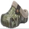 ChayChax Women and Men Fur Lined Clogs Memory Foam Warm Fuzzy Slippers Winter Waterproof Indoor Outdoor Slipper, Tree Print, 8.5-9 Women/7.5-8 Men view 1