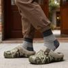 ChayChax Women and Men Fur Lined Clogs Memory Foam Warm Fuzzy Slippers Winter Waterproof Indoor Outdoor Slipper, Tree Print, 8.5-9 Women/7.5-8 Men view 2
