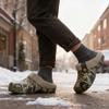 ChayChax Women and Men Fur Lined Clogs Memory Foam Warm Fuzzy Slippers Winter Waterproof Indoor Outdoor Slipper, Tree Print, 8.5-9 Women/7.5-8 Men view 3
