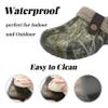 ChayChax Women and Men Fur Lined Clogs Memory Foam Warm Fuzzy Slippers Winter Waterproof Indoor Outdoor Slipper, Tree Print, 8.5-9 Women/7.5-8 Men view 4