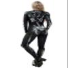 Honeystore Women's Skeleton Tight 1-Piece Jumpsuit Halloween Party Bodysuit Outfit BAX-198 M view 4