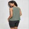 ODODOS 3-Pack Loose Tank Tops for Women Sleeveless Gym Athletic Workout Tops Basic Yoga Shirts, Abalone, Dusty Rose, Sage Green, X-Large view 3
