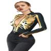 Honeystore Women's Skeleton Tight 1-Piece Swimsuit Halloween Party Bodycon Outfit BKAM-003 XL view 3