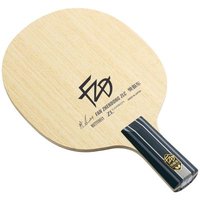 Butterfly Fan Zhendong ZLC Table Tennis Blade - Professional Butterfly Table Tennis Blade - Traditional or Reverse Backhand Chinese Penhold Handle Style - Made in Japan
