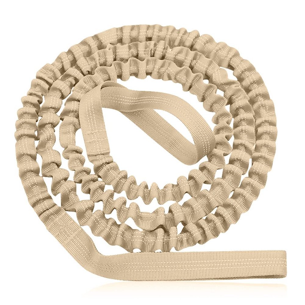 Bicycle Tow Rope for Kids, The Original Bike Bungee Tow Rope for Kids,MTB & Cycling Stretch Pull Strap Compatible with All Mountain Bikes, Khaki