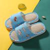 Sandals for Girls Size 2 Big Kid Toddler House Slippers For Boys Open Toe Cotton Linen Map Girls Sandals view 2