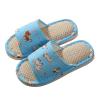 Sandals for Girls Size 2 Big Kid Toddler House Slippers For Boys Open Toe Cotton Linen Map Girls Sandals view 3