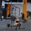 BEKING Squat Rack,All-in-ONE Power Rack Cage with Pull Up Bar,Adjustable Power Cage with Barbell Rack & Weight Plate Storage,Strength Training Workout Station for Home Gym Fitness,Space-Saving Design view 2