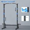 BEKING Squat Rack,All-in-ONE Power Rack Cage with Pull Up Bar,Adjustable Power Cage with Barbell Rack & Weight Plate Storage,Strength Training Workout Station for Home Gym Fitness,Space-Saving Design view 3