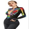 Honeystore Women's Skeleton Tight 1-Piece Swimsuit Halloween Party Bodycon Outfit BKAM-007 XL view 3