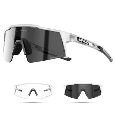 KAPVOE Photochromic Cycling Glasses Men Women Clear Transition Mountain Bike Sunglasses Sports Baseball Running - K9023