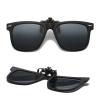 Long Keeper Kids Polarized Clip On Sunglasses Teen Boys Girls Square Flip Up Clip-on Sunglasses Over Glasses (Grey) view 1