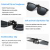 Long Keeper Kids Polarized Clip On Sunglasses Teen Boys Girls Square Flip Up Clip-on Sunglasses Over Glasses (Grey) view 3